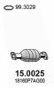 HONDA 18160P7AG00 Catalytic Converter